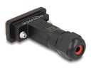 Delock Adapter D-Sub HD 26 Pin Stecker mit Gehäuse IP67 wasserfest