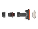 Delock Adapter D-Sub HD 26 Pin Stecker mit Gehäuse IP67 wasserfest
