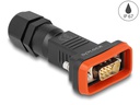 Delock Adapter D-Sub HD 9 Pin Stecker mit Gehäuse IP67 wasserfest