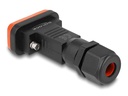Delock Adapter D-Sub HD 9 Pin Stecker mit Gehäuse IP67 wasserfest