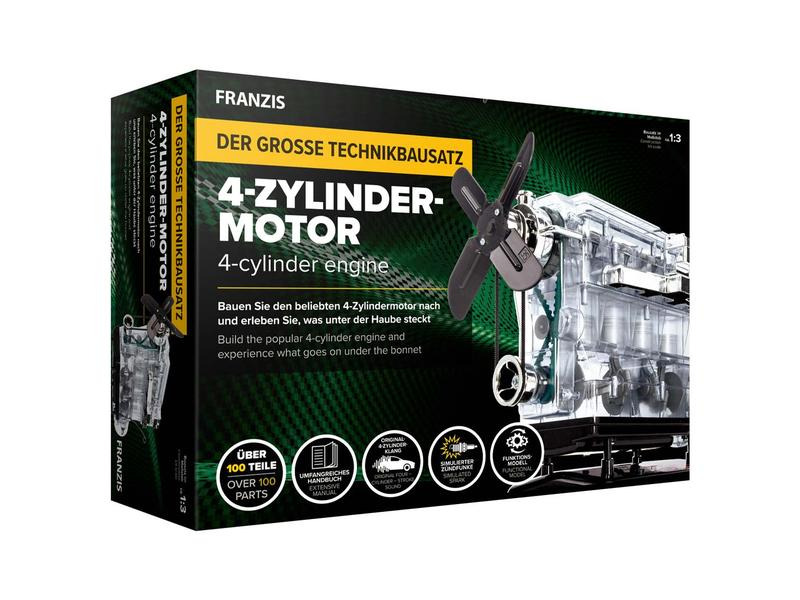 Franzis Lernpaket 4-Zylinder-Motor selber bauen