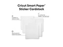 Cricut Stickerpapier Smart 30.5 x 30.5 cm, 10 Blatt, Weiss