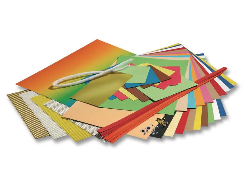 Folia Bastelpapier Bastelkoffer Ganzjahr