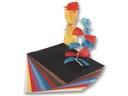 Folia Bastelpapier Faserseide Farbig sortiert