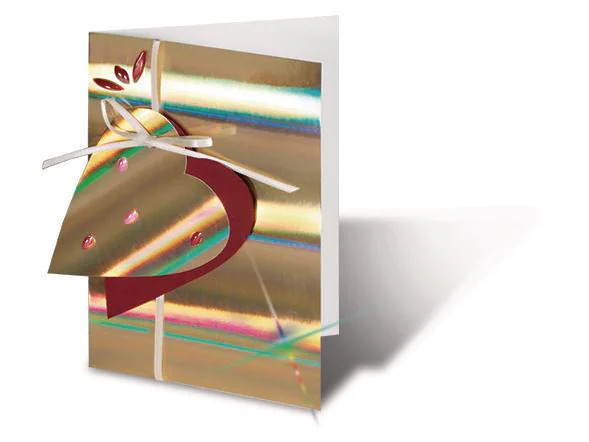 Folia Bastelpapier Holographischer Karton sortiert Mehrfarbig