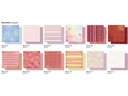 Folia Designpapier Romantik Farbig Motiv