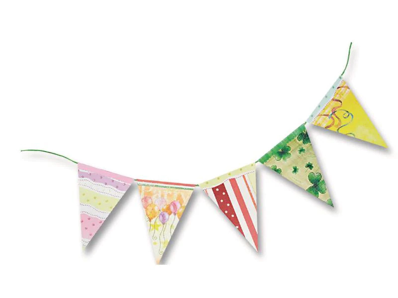 Folia Designpapier Romantik Farbig Motiv