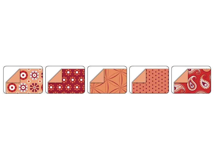 Folia Faltblätter Basics  Rot