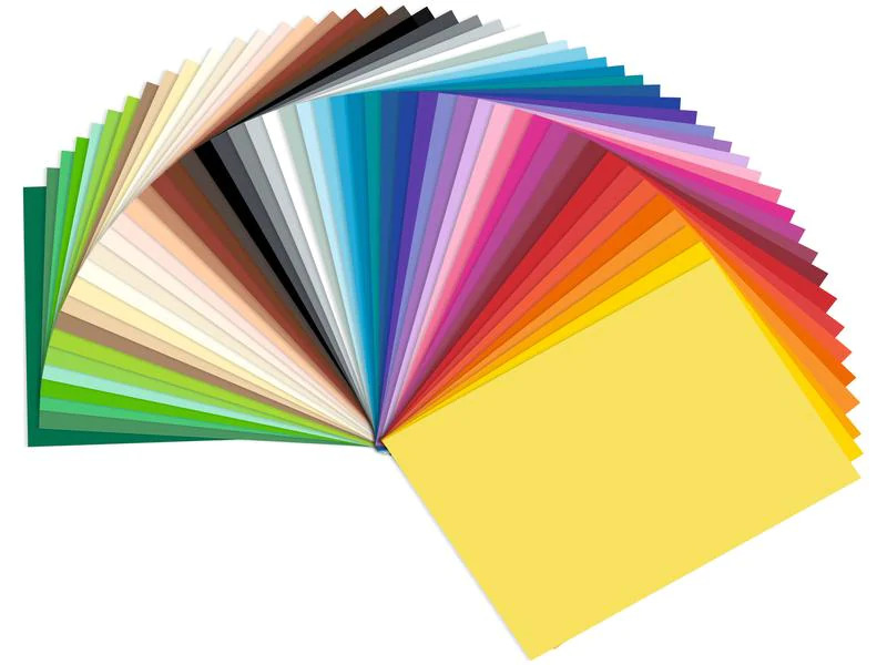 Folia Fotokarton 50er Pack sortiert Mehrfarbig