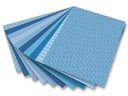 Folia Motivblock Basics  blau