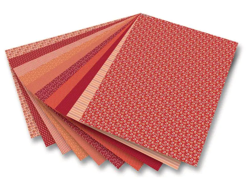 Folia Motivblock Basics  rot