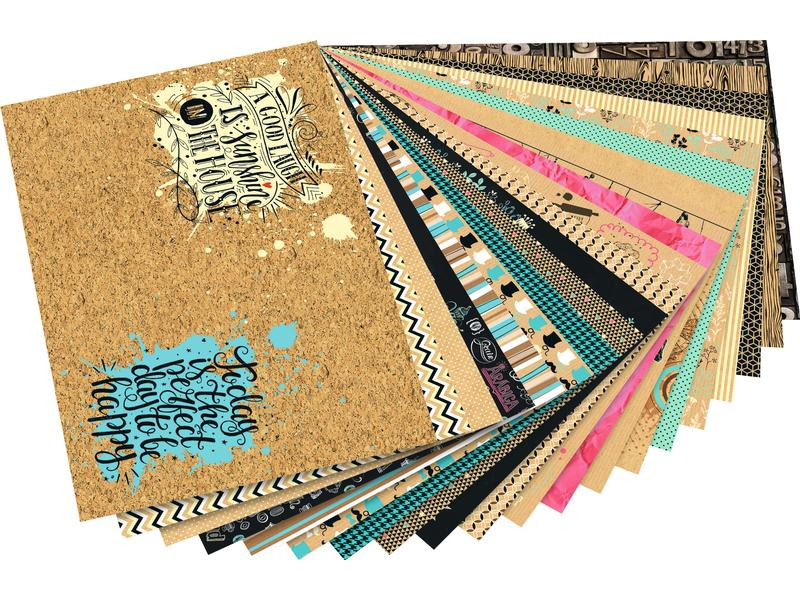 Folia Motivblock Downtown Mehrfarbig