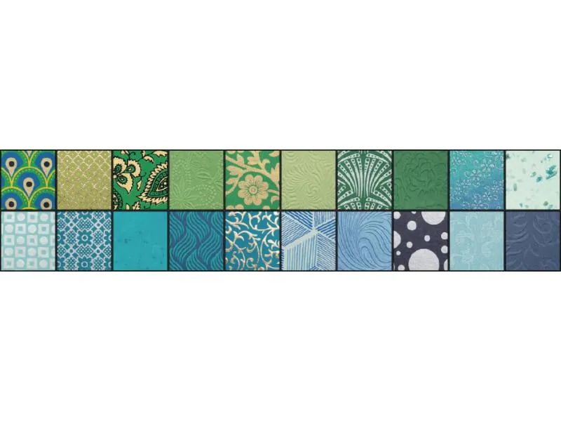 Folia Motivblock India Kerala Farbig assortiert