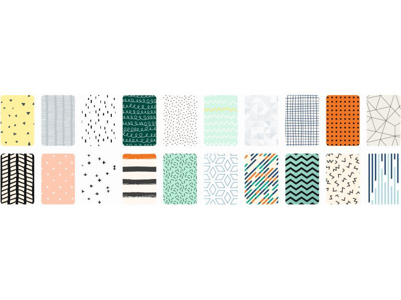 Folia Motivblock Minimalistisch, 24 x 34 cm 20 Blatt