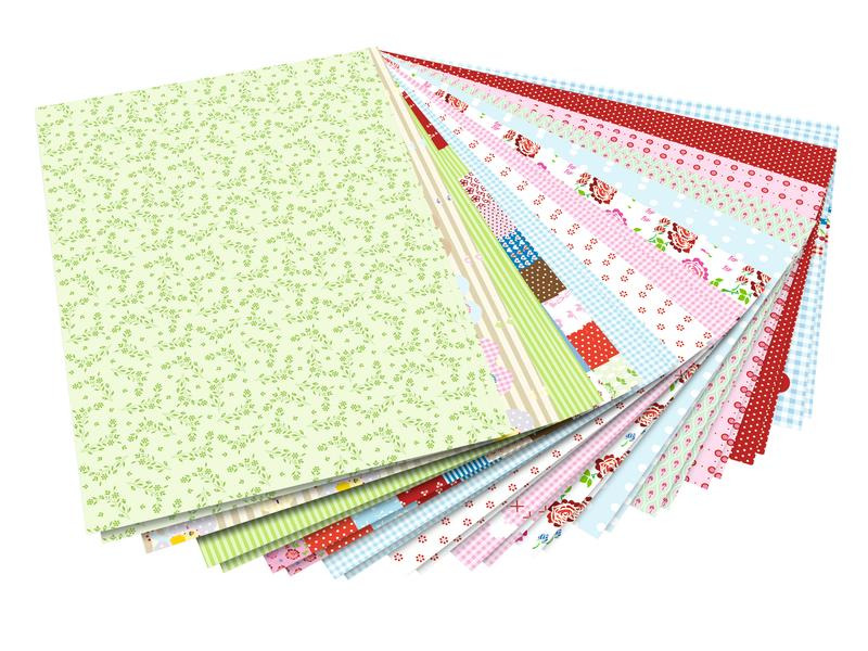 Folia Motivblock Mittsommerland Farbig Motiv
