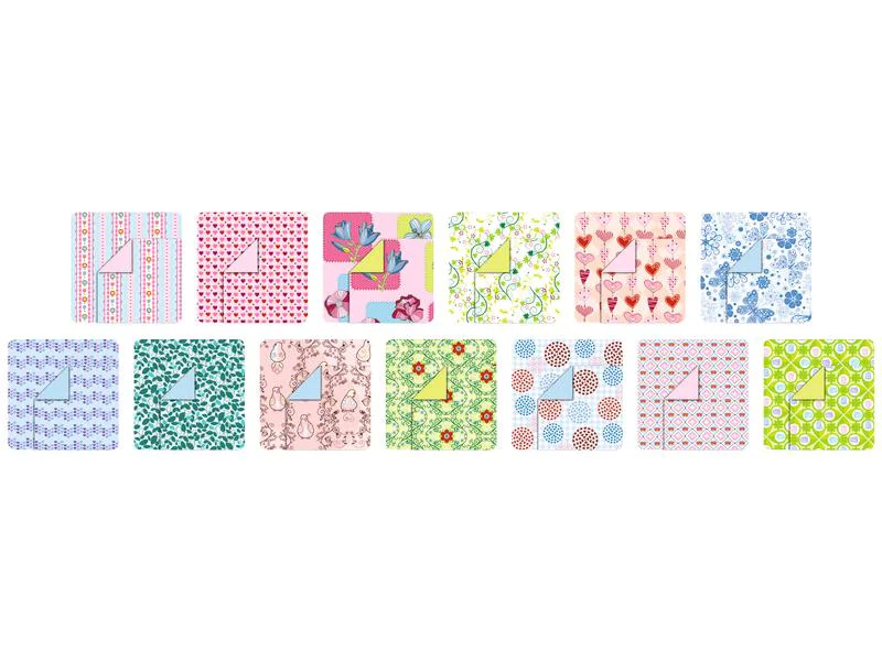 Folia Motivblock Romantik Farbig Motiv