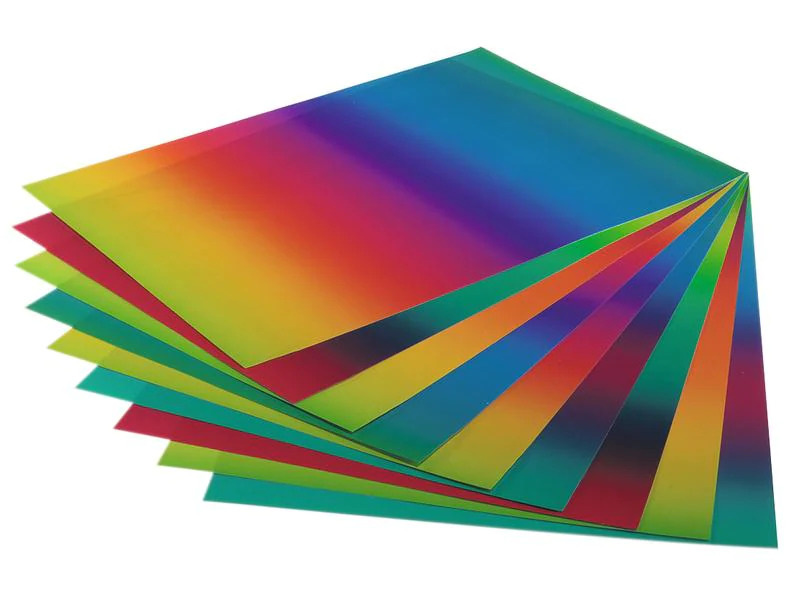 Folia Transparentpapier Regenbogen Mehrfarbig