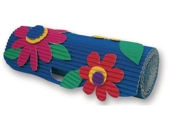 Folia Wellpapier 10-farbig sortiert Farbig sortiert