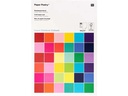 Rico Design Bastelpapier 1 Block à 30 Blatt, Farbig sortiert