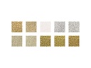Rico Design Glitzerpapier Paper Poetry Glamour Mix 10 Blatt