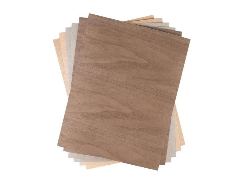 Silhouette Bastelpapier Holz, Braun/Grau/Dunkelgrau