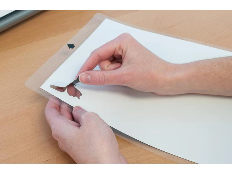 Silhouette Magnetpapier 4 Stück Schwarz