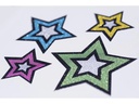Silhouette Stickerpapier Glitter Silber