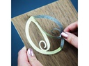 Silhouette Wellpapier corrugated paper Weiss
