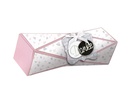 URSUS Bastelpapier 300 g/m2 18 Blatt, Rosa/Weiss, Hochzeit