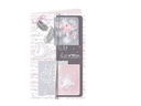 URSUS Bastelpapier 300 g/m2 18 Blatt, Rosa/Weiss, Hochzeit