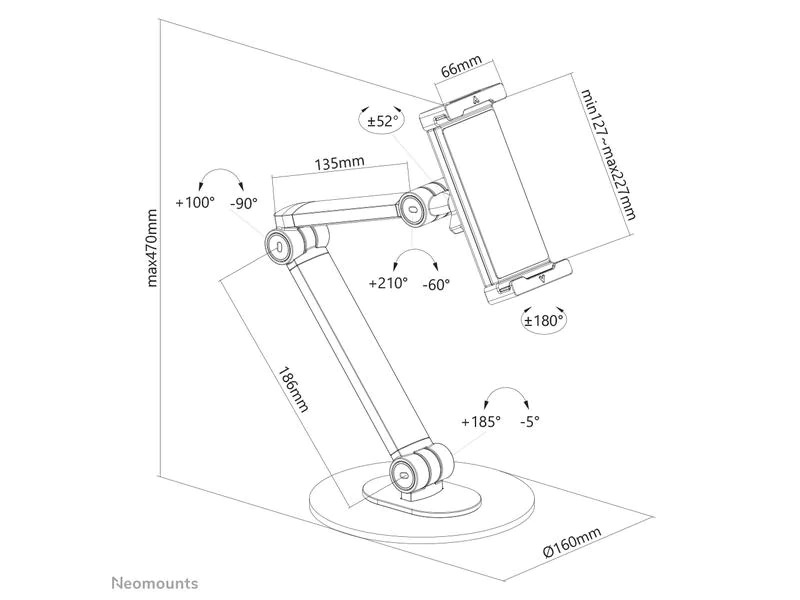 Neomounts by NewStar Standfuss DS15-550BL1