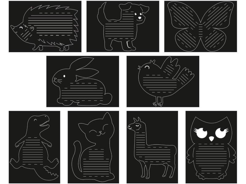 URSUS Bastelpapier Flechtpapier für 9 Flechtmotive