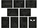 URSUS Bastelpapier Flechtpapier für 9 Flechtmotive