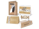 URSUS Bastelpapier Natura A4, 250 g/m²,  16 Stück, Braun