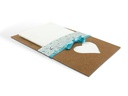 URSUS Bastelpapier Noblesse 23 x 33 cm, 200 g/m², 8 Blatt, Ice