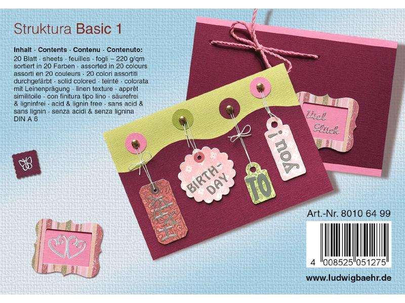 URSUS Fotokarton Basic 1, A6, 60 Blatt