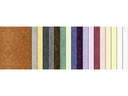 URSUS Glitzerpapier Starlight 23 x 33 cm, 200 g/m², 18 Blatt
