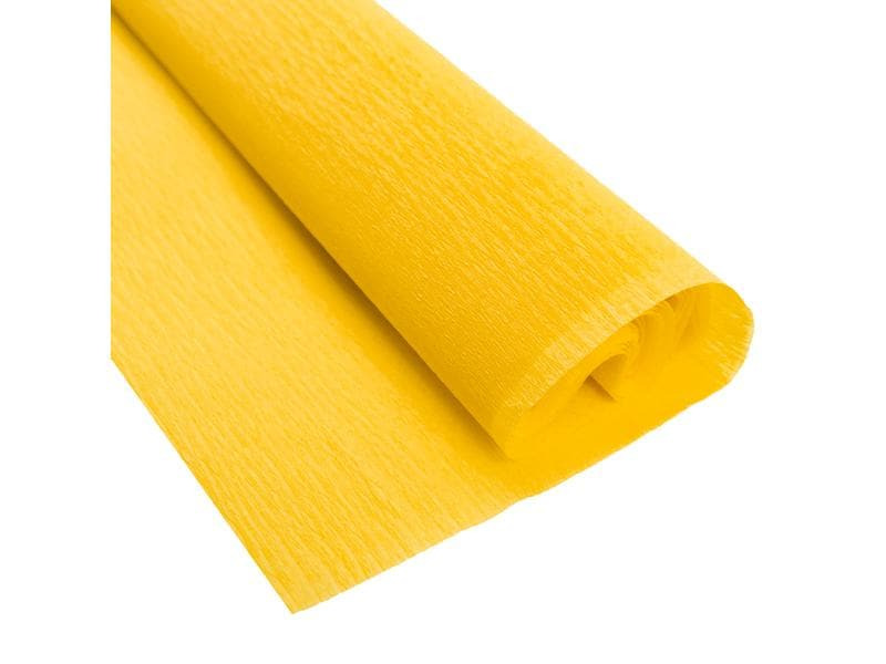 URSUS Krepppapier 50 cm x 2.5 m, 32 g/m², Dunkelgelb