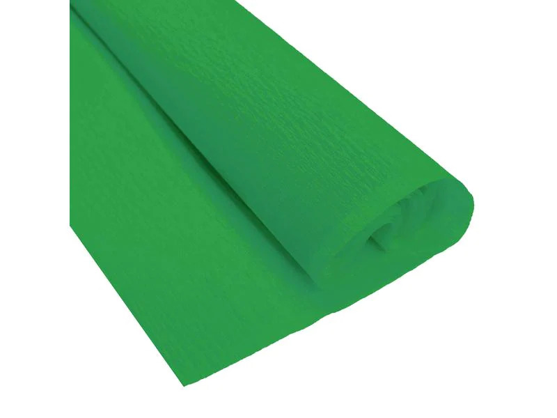 URSUS Krepppapier 50 cm x 2.5 m, 32 g/m², Griftgrün