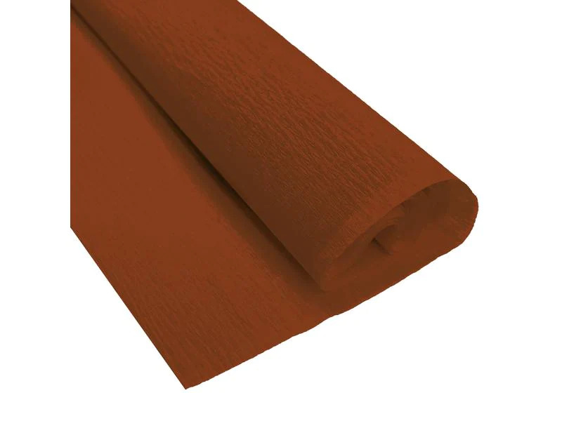 URSUS Krepppapier 50 cm x 2.5 m, 32 g/m², Mittelbraun