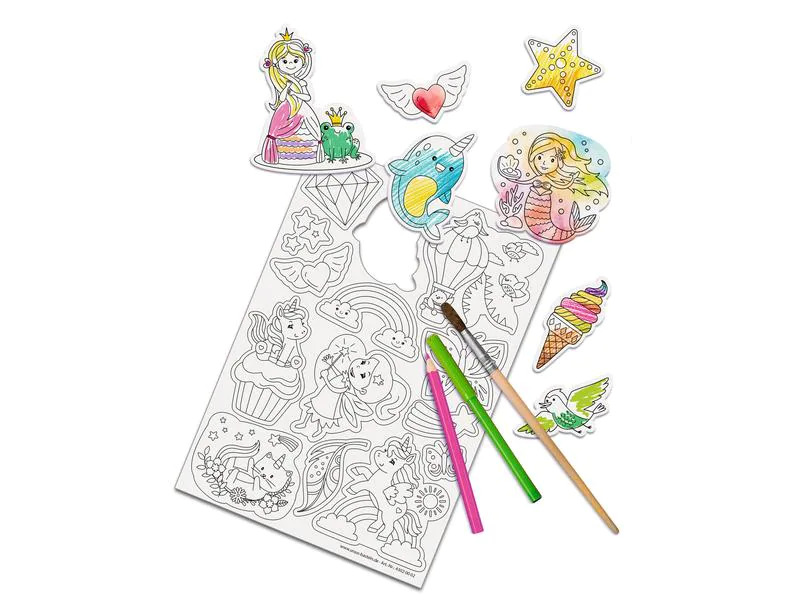 URSUS Magnetpapier Dreamworld A4, 100 g/m²,  2 Stück, Weiss