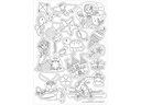URSUS Magnetpapier Dreamworld A4, 100 g/m²,  2 Stück, Weiss