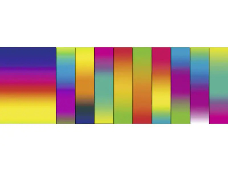 URSUS Tonzeichenpapier 23 x 33 cm Regenbogenverlauf