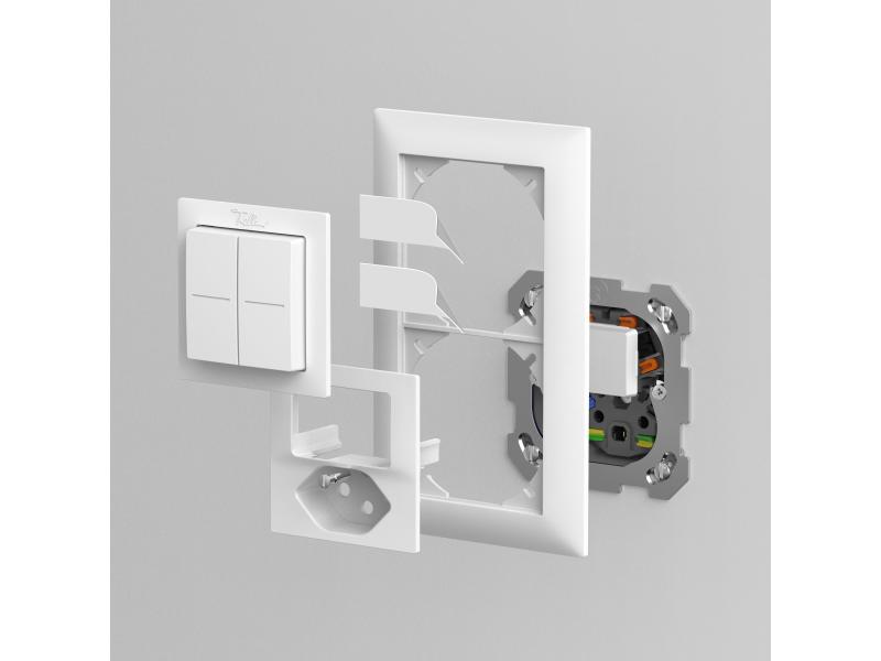 Feller Smart Light Control  for Philips Hue EDIZIOdue AP silber