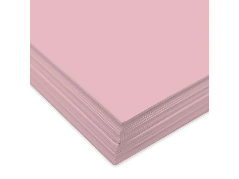URSUS Tonzeichenpapier A4, 130 g/m², 100 Blatt, Altrosa