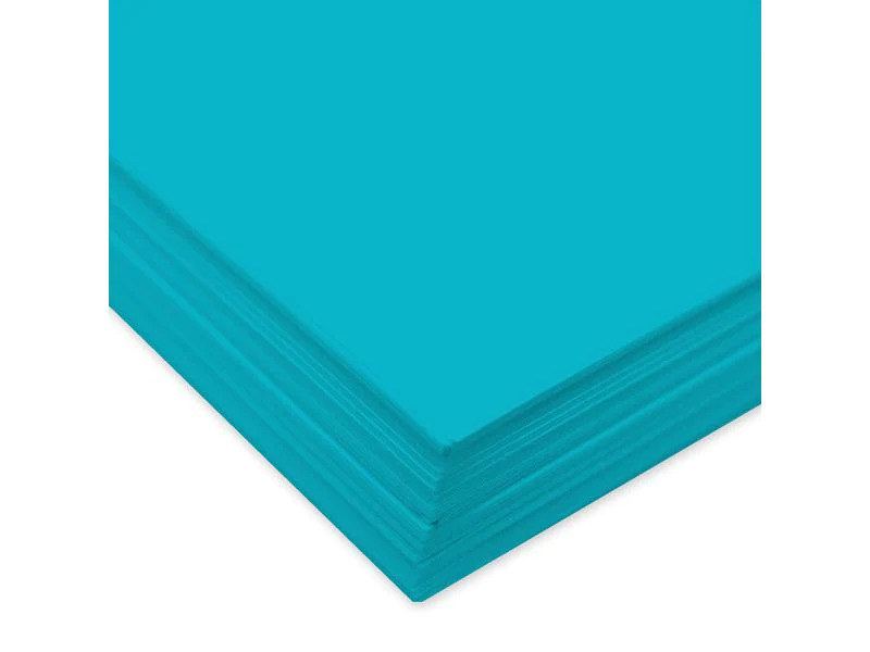 URSUS Tonzeichenpapier A4, 130 g/m², 100 Blatt, Azurblau