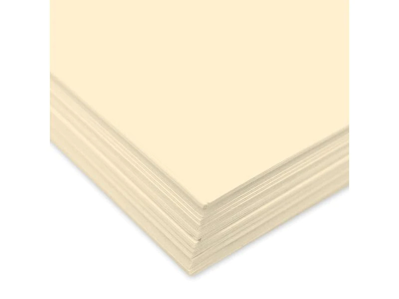 URSUS Tonzeichenpapier A4, 130 g/m², 100 Blatt, Chamois