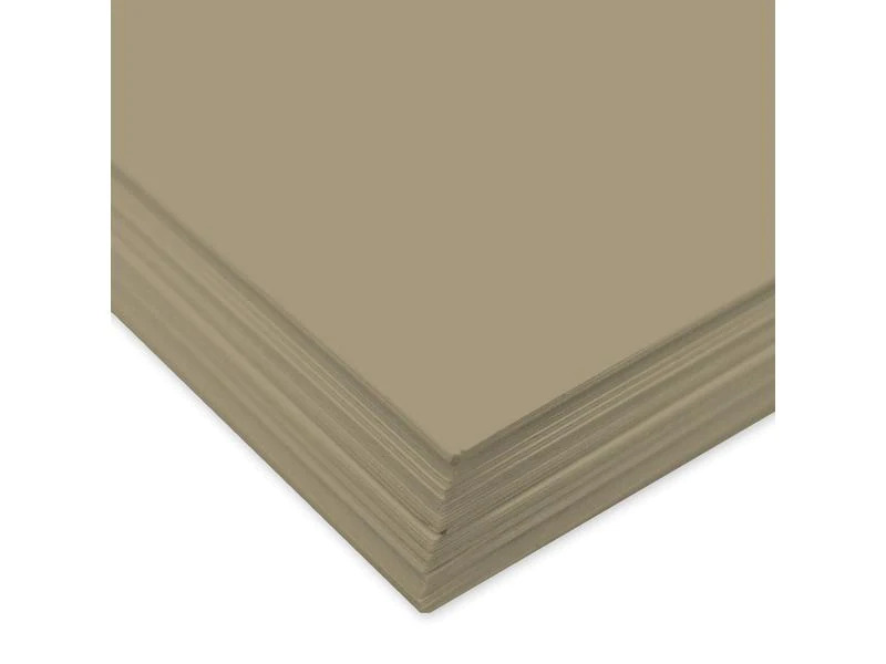 URSUS Tonzeichenpapier A4, 130 g/m², 100 Blatt, Taupe