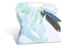 URSUS Zauberpapier 250 g/m2 10 Blatt, Weiss, Federn