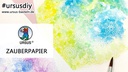 URSUS Zauberpapier 250 g/m2 10 Blatt, Weiss, Federn